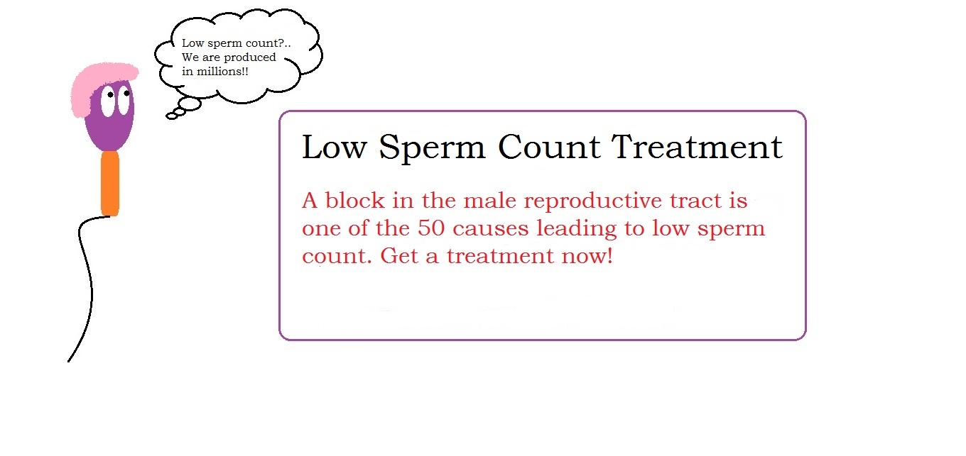 Low sperm count fertilization